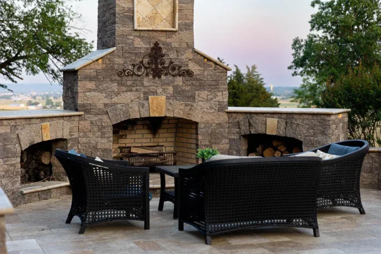 Paver walkway and landscaped entry
