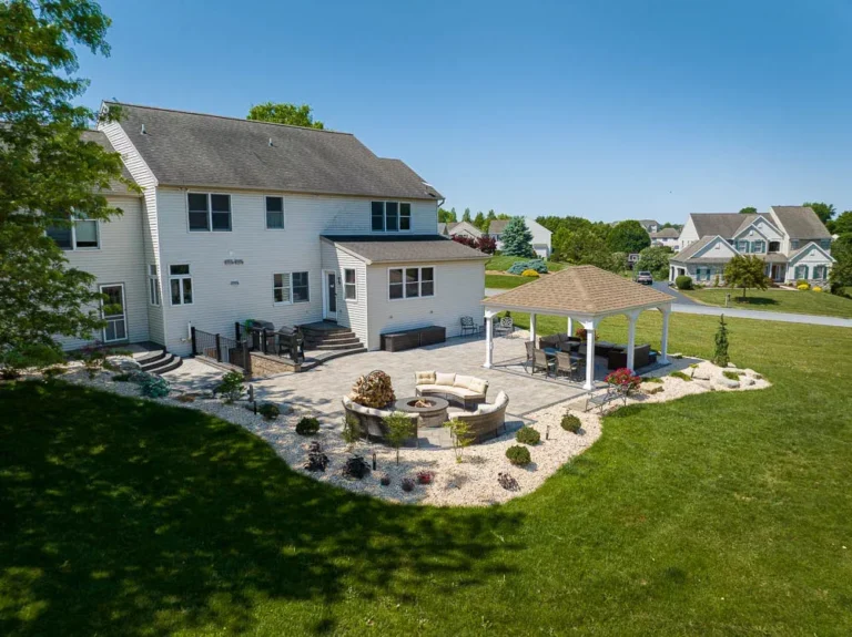 Custom landscape project by Authentic Homescapes